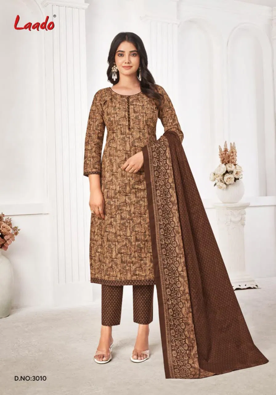 Princess Vol 3 By Laado Cotton Printed Dress Material Suppliers In India
